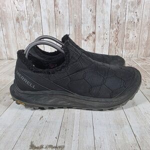 Merrell Antora Sneaker Moc Womens 8.5 Black Quilted PrimaLoft Vibram J067780